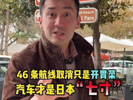 46 条中日航线取消只是开胃,中国汽车才是重拳!#中日航线#日本经济#伦敦kj