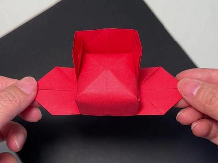 状元帽折纸 给孩纸做~#手工 #折纸 #状元 #亲子手工