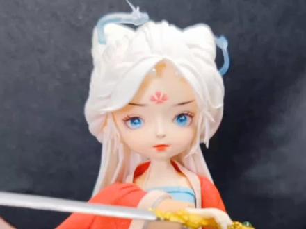 “辰辰姐”“圆润的走开”😂.......#超轻粘土 #手办 #手工娃娃 #龙女辰辰