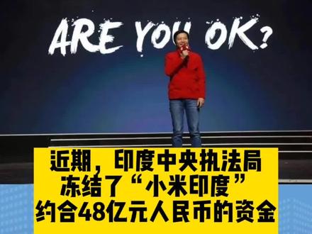 小米资产遭冻结申诉被印度驳回- 抖音