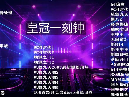 皇冠一刻钟DJ串烧完整版