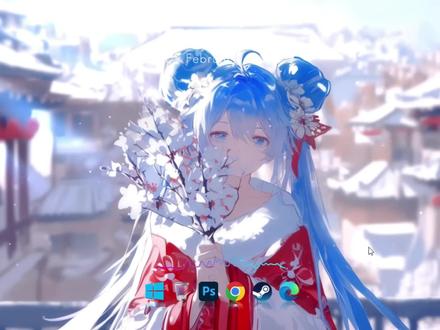 Wallpaper全套设置 颜值速度拉满 #wallpaper壁纸 #电脑桌面美化 #电脑桌面