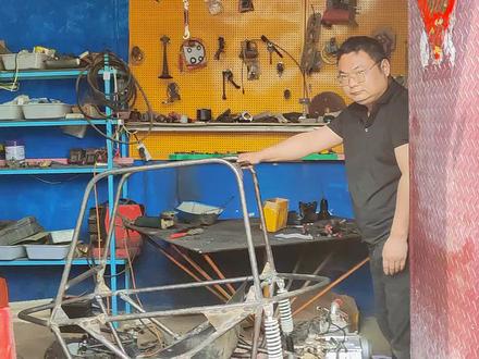 巴哈1000 #巴哈1000 #自制巴哈赛车 #自制巴吉车 #自制迷你钢管车 #迷你巴哈赛车