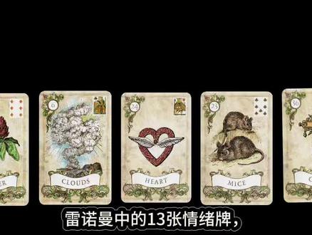 雷诺曼中的情绪牌 #雷诺曼 #雷诺曼教学 #雷诺曼测试 #雷诺曼入门 #雷诺曼卡牌