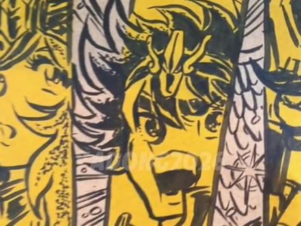 沉浸式画圣斗士星矢五小强!看吗? #真实生活分享计划 #圣斗士星矢 #画画 #手绘 #麦当劳