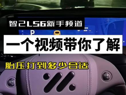 一个视频带你了解智己LS6胎压打到多少合适#智己汽车 #智己ls6