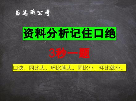 记住这个口诀3秒一题#资料分析 #速算技巧 #口诀 #省考 记住这个口诀3秒一题#资料分析 #速算技巧 #口诀 #省考 #事业单位考试