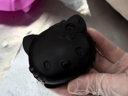 你们要的hello kitty脆皮巧克力酸奶教程来啦#冷萃酸奶 #干噎酸奶 #巧克力#教程 #摆摊