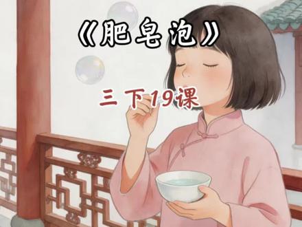 三下语文 | 19课《肥皂泡》,课文动画#家长收藏孩子受益 #小学语文 #课文动画 #Ai动画