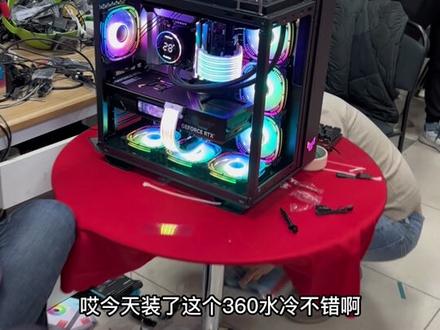 雅浚这个屏如果能自定义的话就更好了#装机店日常 #雅浚水冷 #rog全家桶 #北京组装电脑 #北京电脑组装