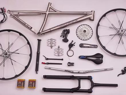 阿亮单车钛合金山地自行车shimano slx套件 fox前叉#山地车 #骑行