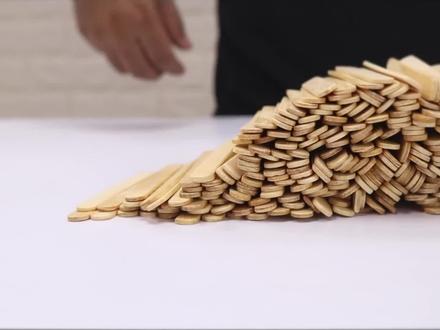 火影忍者阿斯玛专用武器制作,只用冰棒棍和胶水就可以制作#极度舒适 #匠人精神 #创意diy #创意 #手工diy @抖音小助手