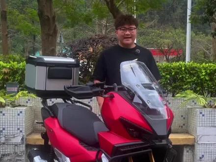 NS150XC出厂就是完全体,就是满配的状态!#新大洲本田 #踏板 #NS150XC