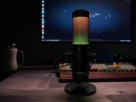 桌面上最亮的仔-HyperX QuadCast S声浪加强版专业麦克风
