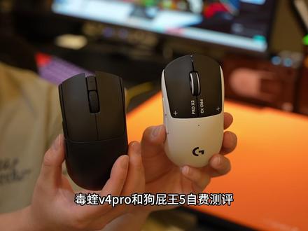 自费测评真实评价毒蝰v4pro和gpw5哪个适合你 #gpw5 #毒蝰v4pro #雷蛇 #罗技
