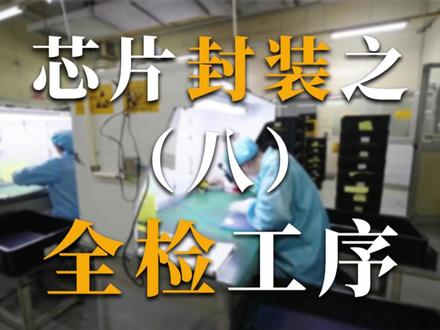 芯片封装之全检工序 #封装 #芯片 #半导体 #瑞森半导体 #全检