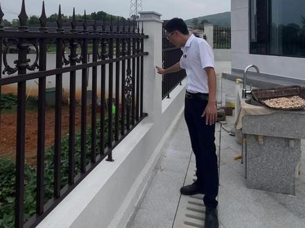 农村自建别墅围墙做法#别墅设计施工