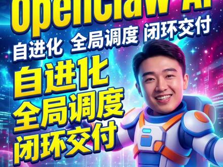 OpenClaw:具备自进化的“活”AI 别再把OpenClaw当普通工具!它的真正核心在于降维打击:1. 自修复与自进化,在试错中动态生长;2. 高成长性与全局高权限,打破沙盒触达底层系统;3. 闭环交付,不再只给建议,而是真正解决问题,直接交付结果。这不是工具的升级,而是物种的进化!#OpenClaw #人工智能 #AI创业 #科技前沿 #商业思维 #超级个体