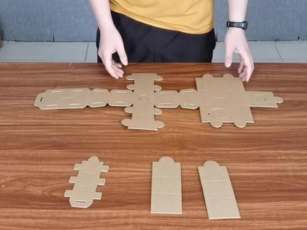 卫星安装视频#创意手工 #瓦楞纸