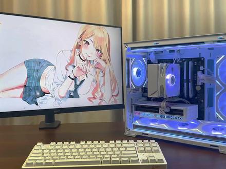 5060纯白海景房最强版本答案,3月赛季颜值性能性价比之王! #diy电脑 #装机 #电脑配置 #组装电脑 #婷婷装机日记