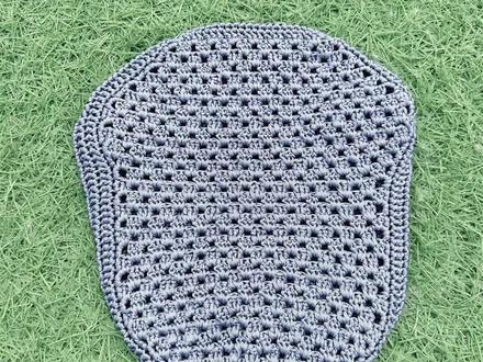 丝光棉麻扁带线冰麻线电动车自行车座套#教程 #手工diy #手工制作