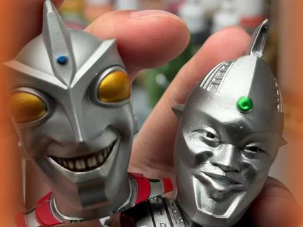 不说了,我玉牌碎了。 范小勤赛文、丹尼尔艾斯简单涂装分享~#涂装 #胶佬 #模型制作 #模型涂装 #奥特曼