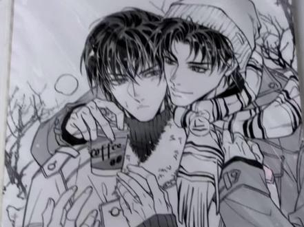 #破云 #严峫江停 #严江 特别喜欢黑白线稿的柄图