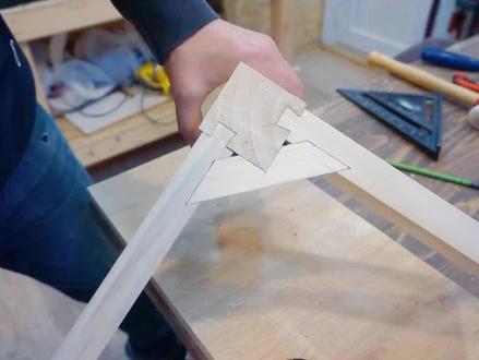 快速制作榫卯技巧#榫卯 #榫卯结构 #榫卯结构制作 #木工 #木工diy #木工技巧 #木工技巧分享 #创意 #创作灵感
