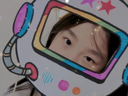 创意手工:宇航员头盔#吃可爱多长大的 #简笔画 #手工