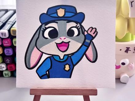 挑战100天画100个可爱“表情”!你发图我来画,打卡第48天~#画画 #丙烯马克笔 #简笔画 #一学就会系列#一起学画画