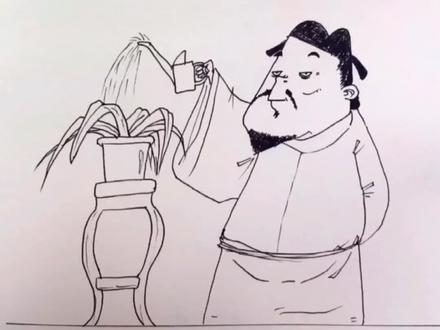 差点改写大唐命运的诗人——张九龄。你还知道他的哪些名句呢?!#想画就画 #钢笔画 #半小时漫画唐诗