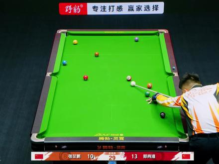 腾勃半决赛最新战报,张堃鹏再度负于郑肖淮,楚秉杰战胜孔德京 #中式台球 #张堃鹏 #郑肖淮 #孔德京 #楚秉杰