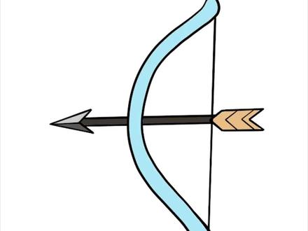 #画画 妈妈画的弓箭VS我画的弓箭@抖音小助手