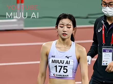 400米衝刺,快虛脫了#运动美女健身 #美女运动员