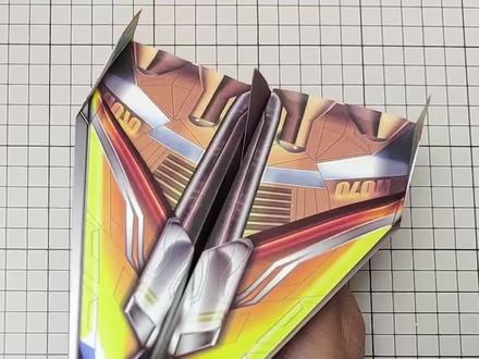 1分钟学会折纸飞机,001 复仇者,孩子都爱玩的100款纸飞机大全#100款纸飞机#折纸飞机#复仇者#折纸玩具