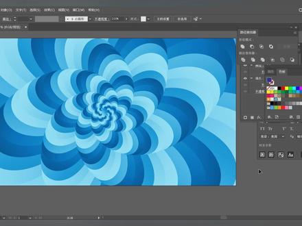 Illustrator用一个正六边形绘制炫酷背景 #Illustrator #平面设计 #设计教程 #AI教程