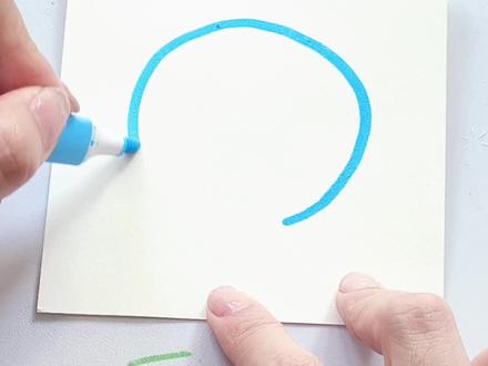 一起来画绣球花吧~#一起画画