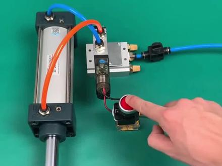 调整气缸推力大小(1) #气动 #气缸 #自动化