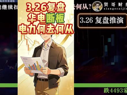 华电龙头断板,电力该何去何从!? #股票知识 #电力板块 #华电辽能 #龙头