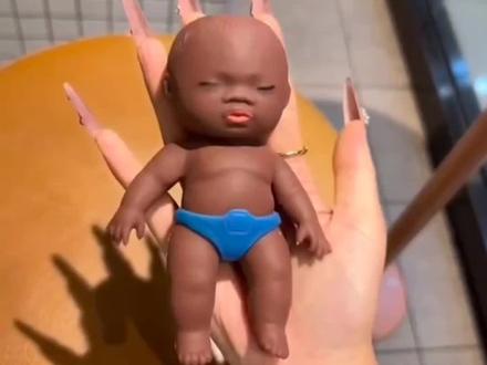 娜塔莎公仔捏捏乐解压玩具黑娃娃玩偶丑萌小黑慢回弹掌心自娱神器#解压玩具 #娜塔莎 #捏捏乐 #小黑娃 #超便宜超划算