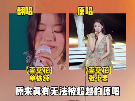 原来真有无法被超越的原唱,当单依纯遇上张小斐,你觉得谁唱的更好听呢#萱草花 #单依纯 #张小斐 #萱草花张小斐 #翻唱歌曲