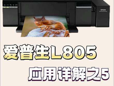 爱普生打印机L805使用小技巧系列之---无边距打印控制@汇美影像产品服务商 #打印机#墨水 #图文广告#打印相纸#证件照