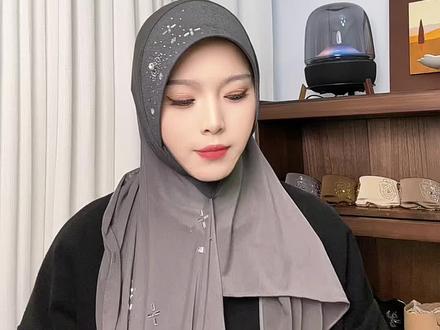 方便款绕巾戴法#回族#头巾