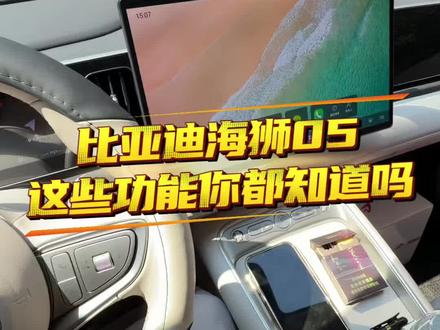 比亚迪车型这些隐藏设置功能你都知道吗⁉️ #比亚迪用车技巧 #比亚迪海狮05 #海狮05dmi #比亚迪海洋聚浪汇 #闪充时代告别等待