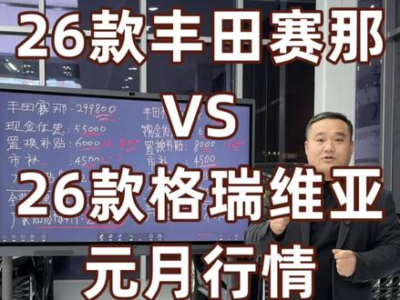 26款丰田赛那和26款格瑞维亚你会怎么选?# 丰田赛那#格瑞维亚#塞纳#玩赛那的二哥 #长沙