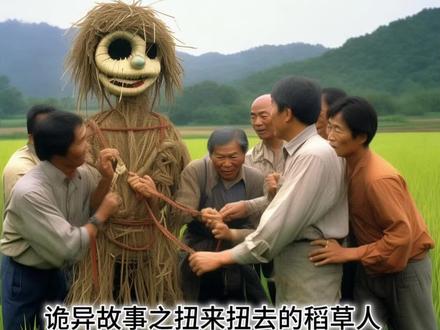 诡异故事之扭来扭去的稻草人#诡异故事 #灵异故事