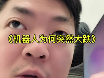 机器人为何突然下跌? #机器人 #宇树科技