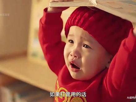 火宝没考好被老妈训了一顿!#2025AI年终大赏 #AI创作浪潮计划 #火花宝宝 #萌娃 #亲子