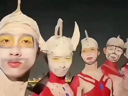 国字脸菩萨面#八分光轮 #艾斯奥特曼 #梵葵葵