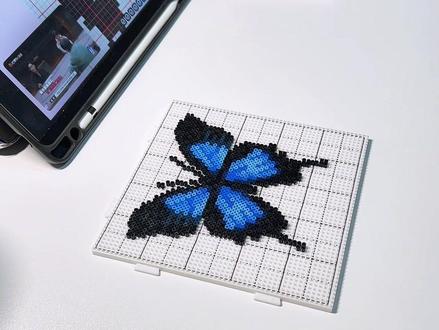 今天是漂亮蝴蝶
#拼豆图纸 #拼豆 #手工